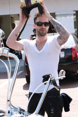 Adam Levine Left Sleeve Tattoo 